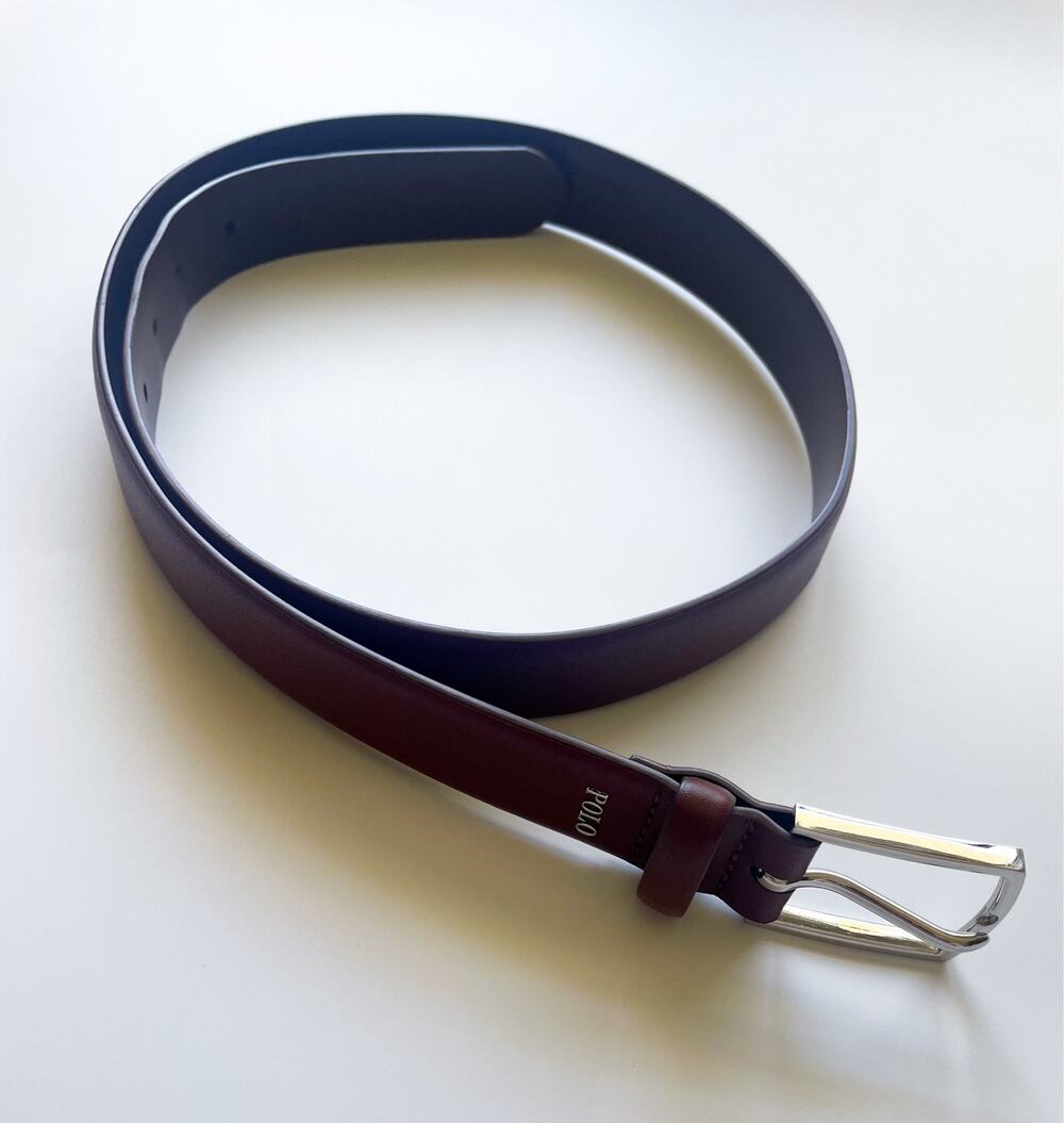 Women's Polo Ralph Lauren Brown Leather Belt Size 32